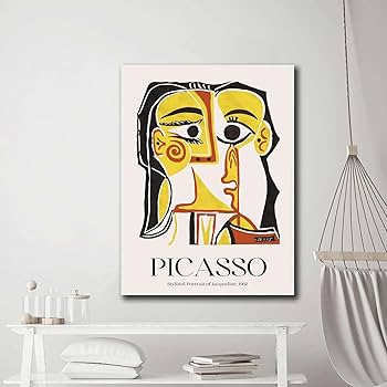 Amazon.com: SFXLUCART Poster Wall Art Print Pablo Picasso Color